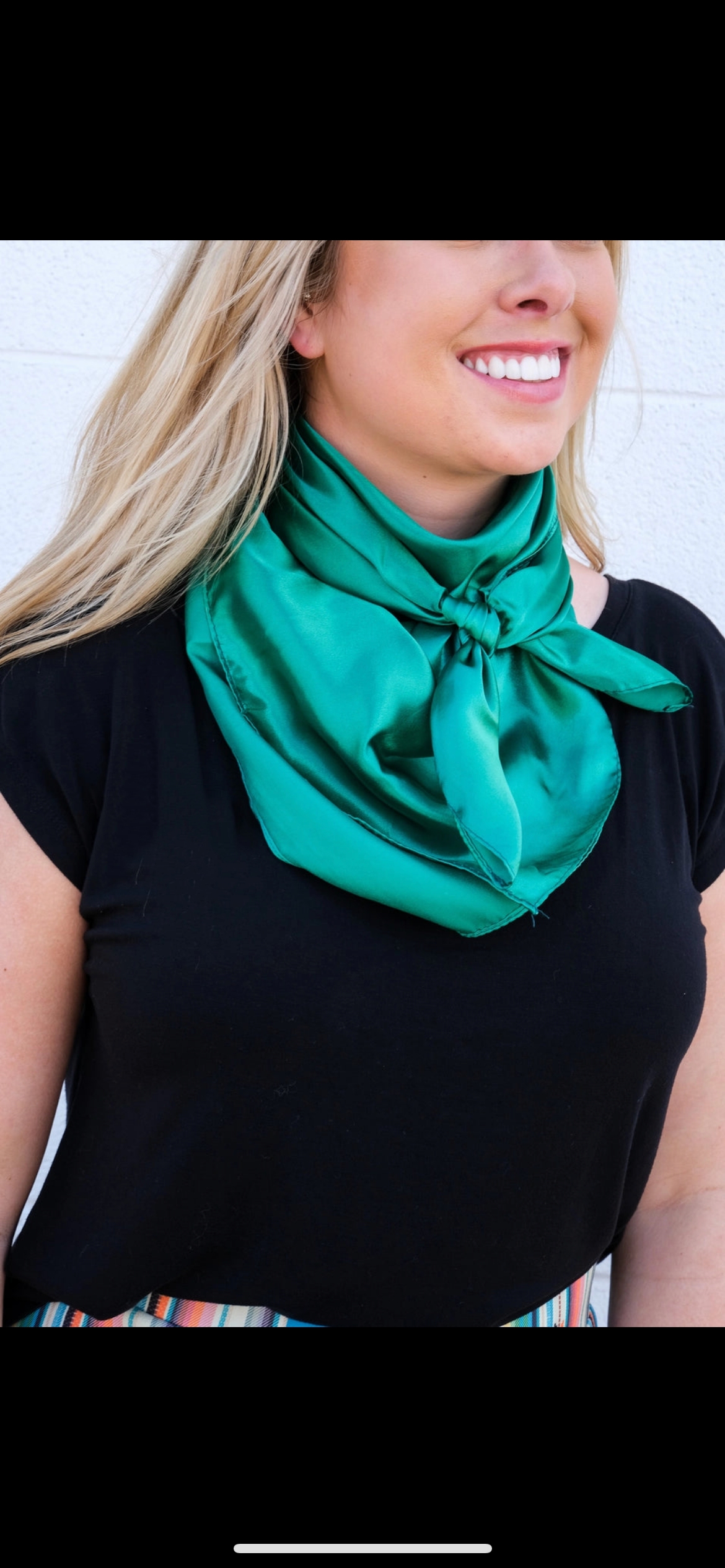 Kelly Green Wild Rag