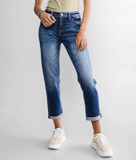 Signature Mid-Rise Relaxed Stretch Jean