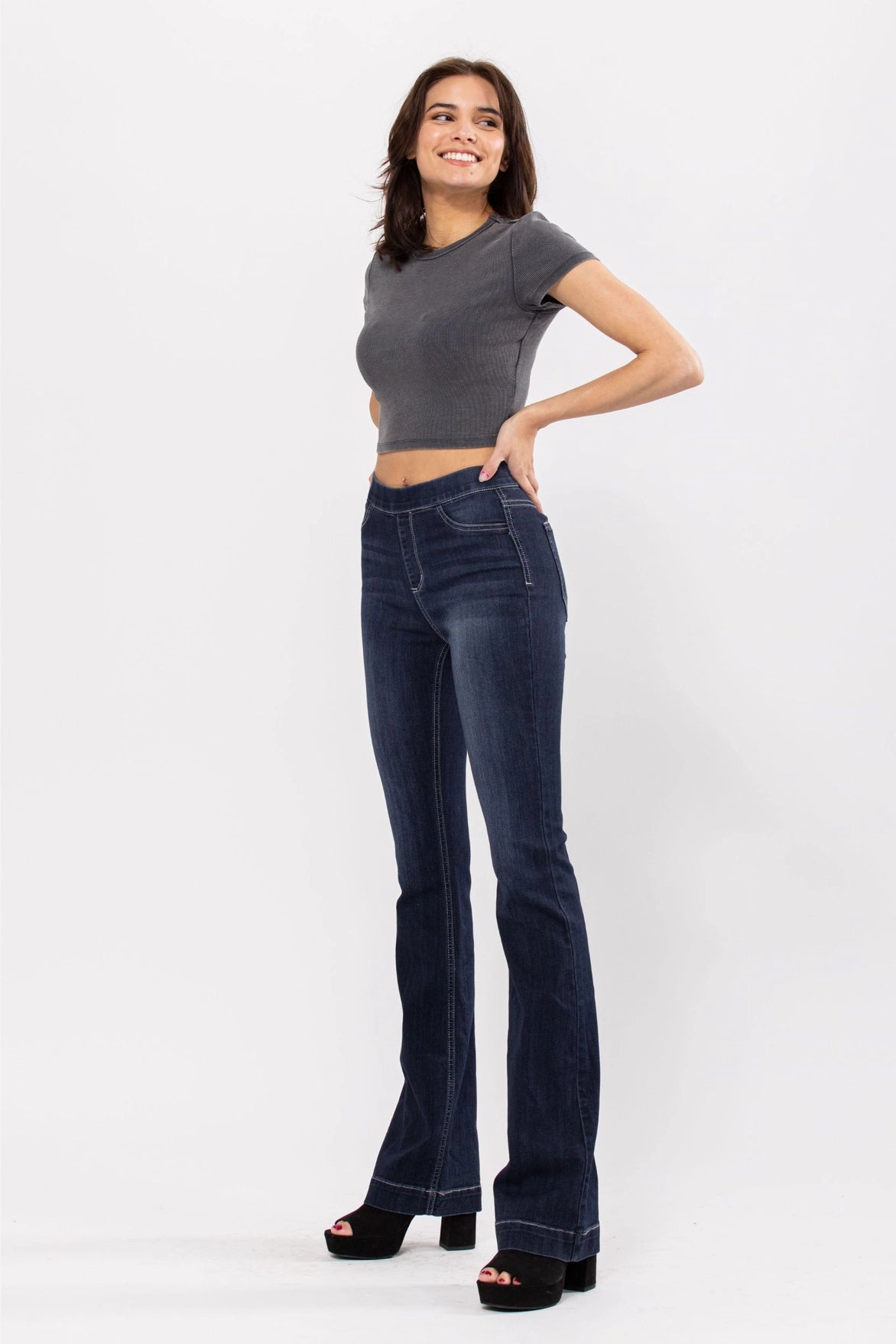 High Rise Flare Jegging Cello jeans