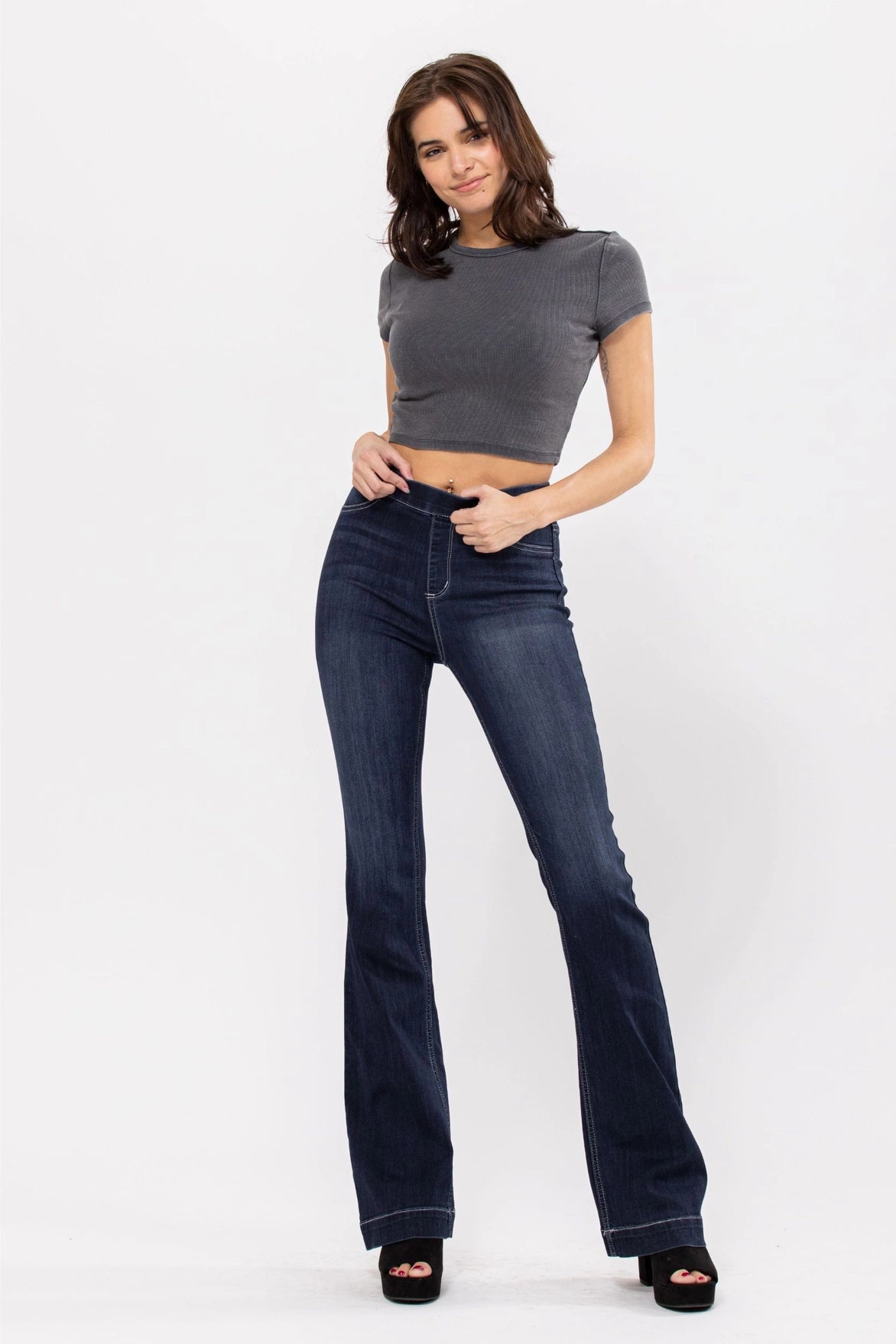 High Rise Flare Jegging Cello jeans