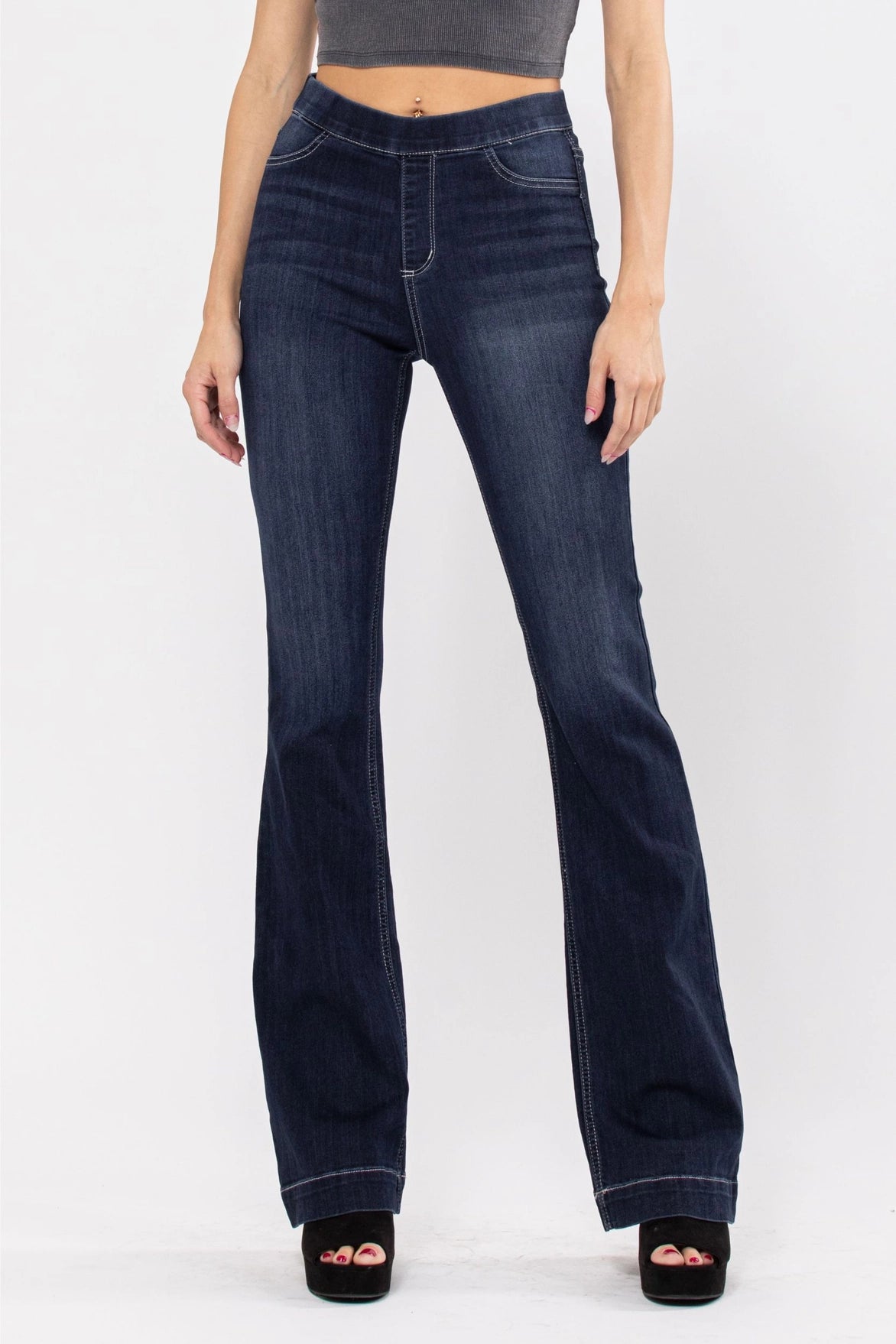 High Rise Flare Jegging Cello jeans