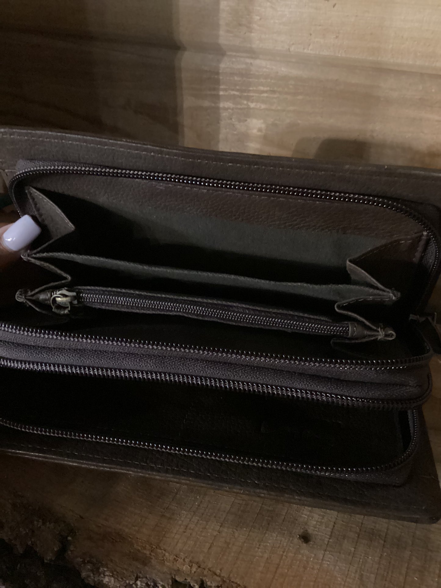 American Darling Hair-On Genuine Leather Headdress Wallet