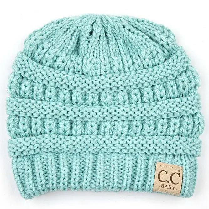 C.C Baby Solid Color Knit Beanie