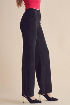 LY Women’s Wide-Leg Corduroy Pants