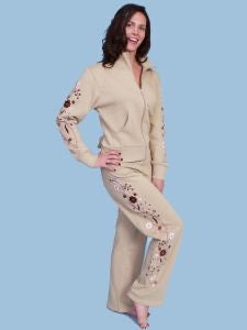 Lifestyle, By Scully FLORAL STUD EMB. JACKET