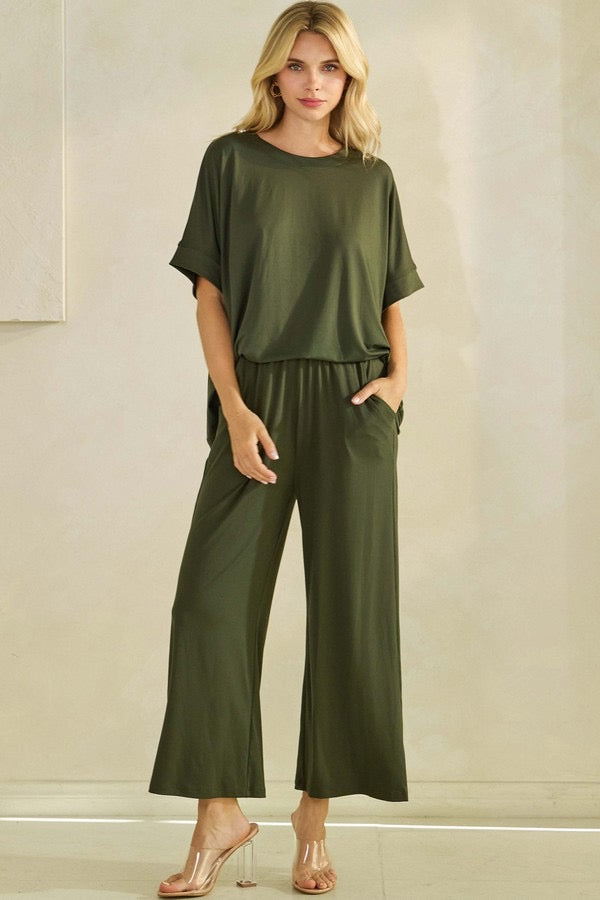 Women's Effortlessly Relaxed Fit UltraSoftCropped Pants