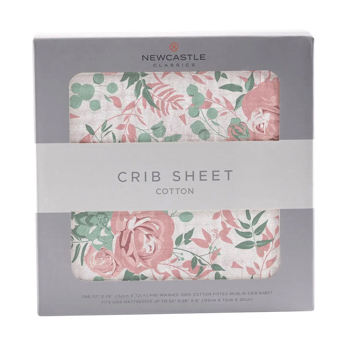 Desert Rose Cotton Muslin Crib Sheet