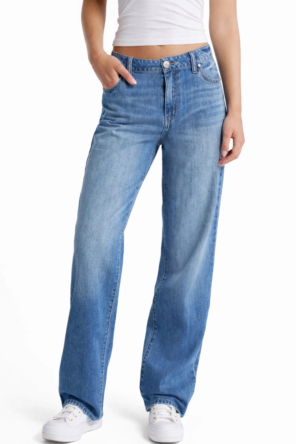 Tall 34'' Baggy Straight Leg Jean in Samuel