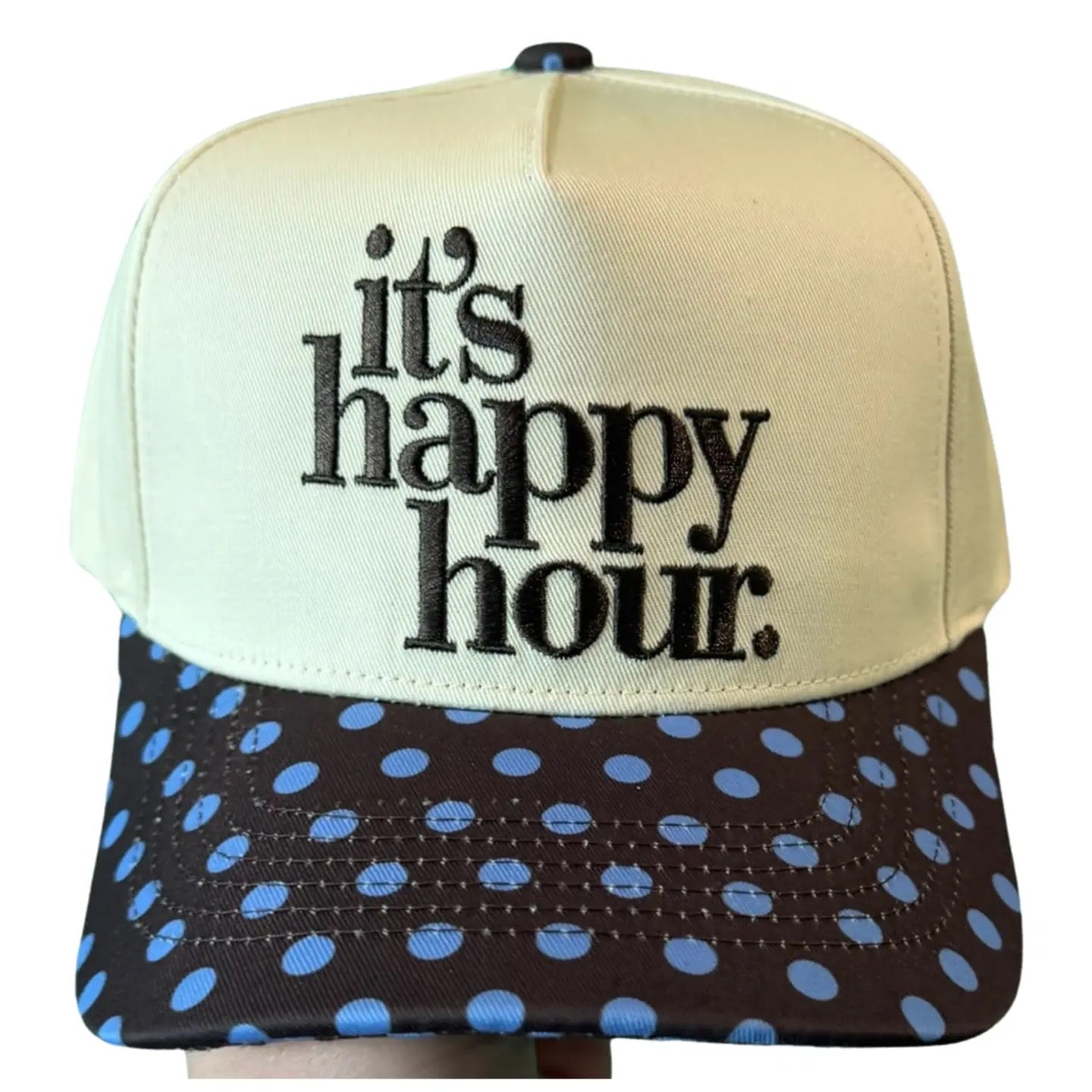 It's Happy Hour Canvas Cap