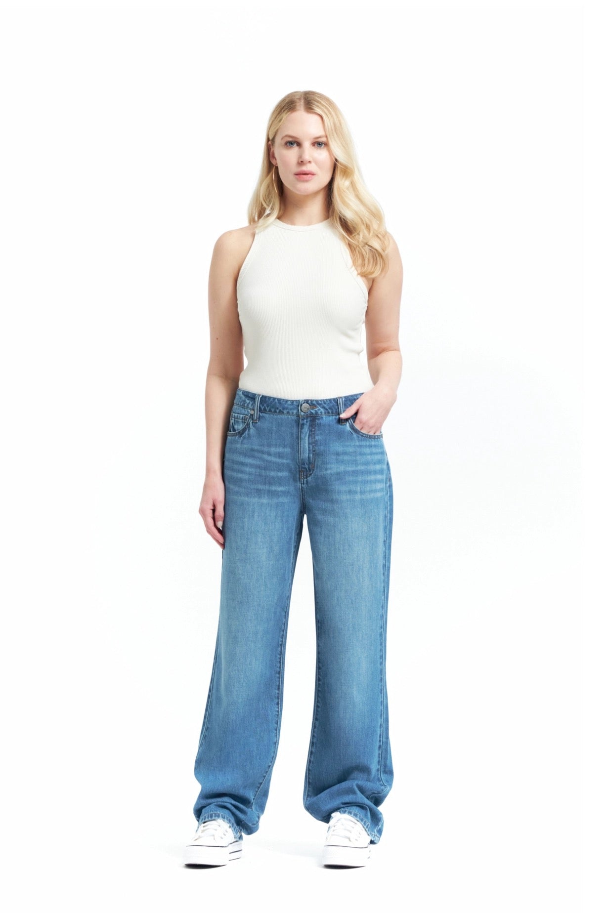 Tall 34'' Baggy Straight Leg Jean in Samuel