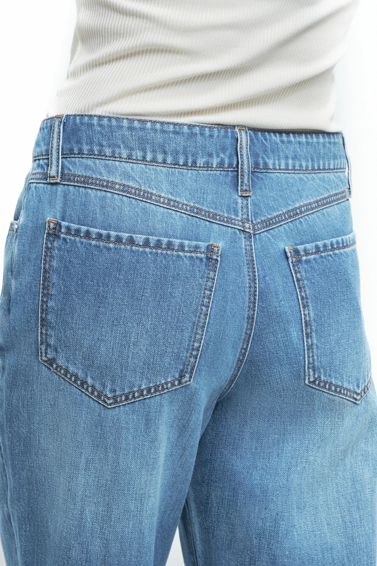 Tall 34'' Baggy Straight Leg Jean in Samuel