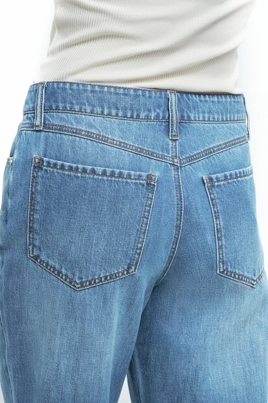 Tall 34'' Baggy Straight Leg Jean in Samuel