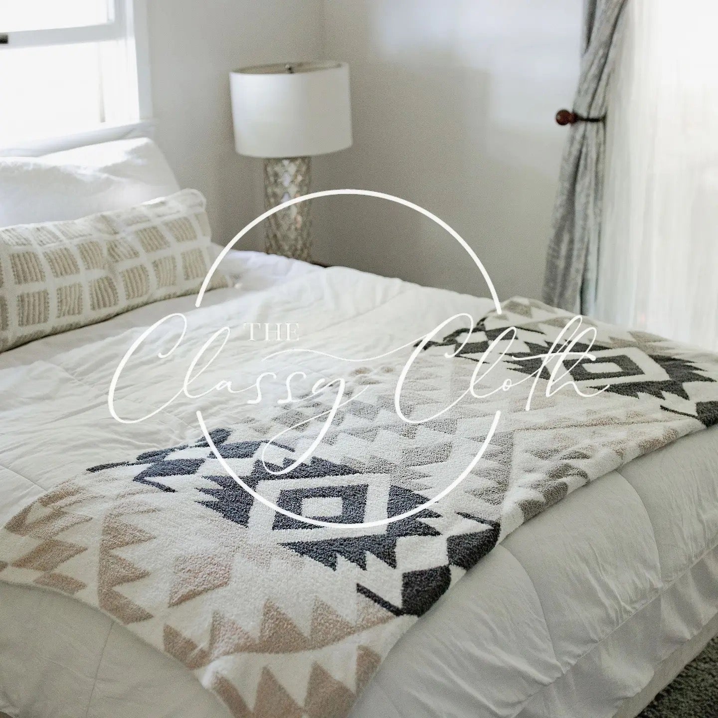 Luxe Blanket - Beige Southwest Rts