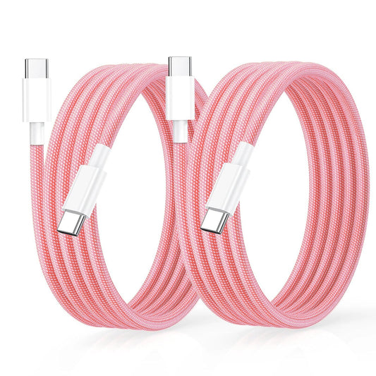 6-Feet Type-C Fast Charging Braided Cable (Usb-C To Usb-C)