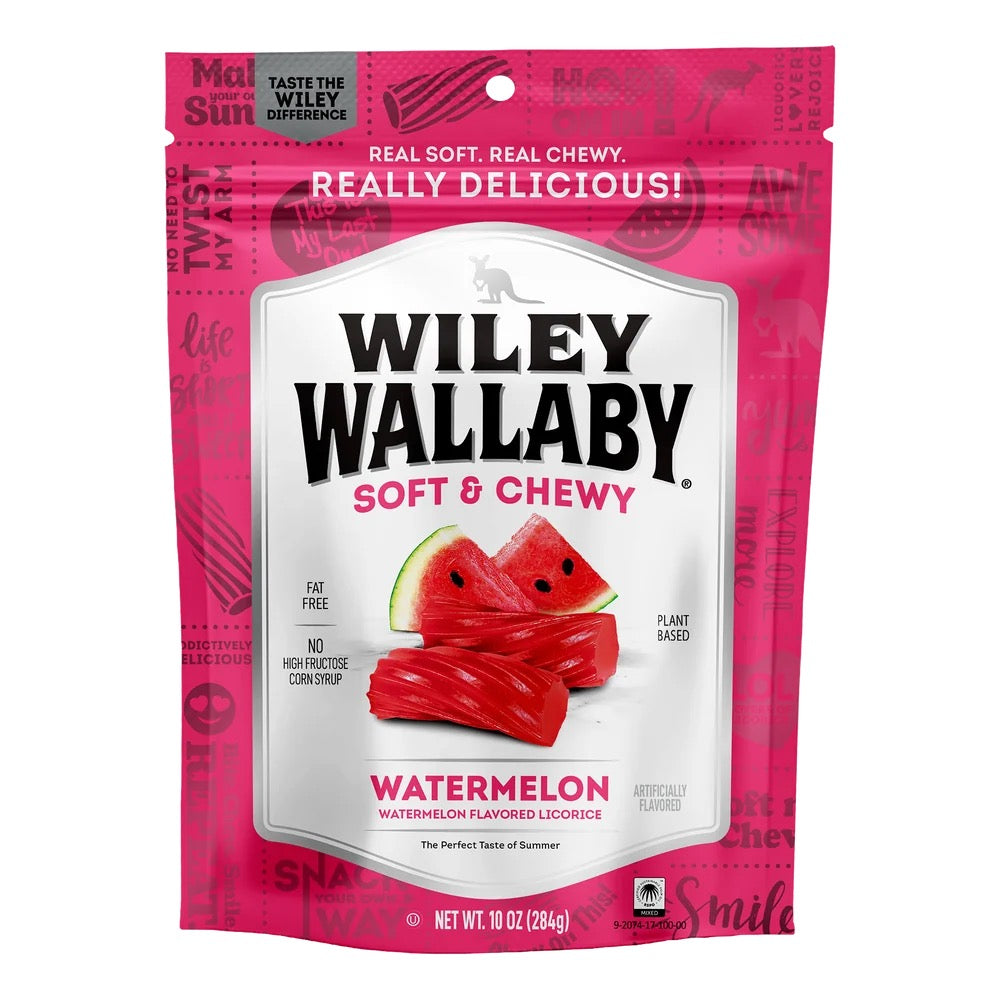 Wiley Wallaby Watermelon Licorice