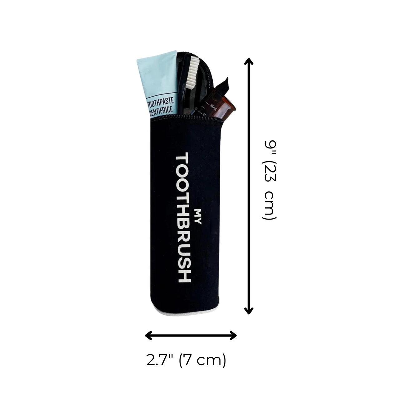 Toothbrush Travel Case – Black