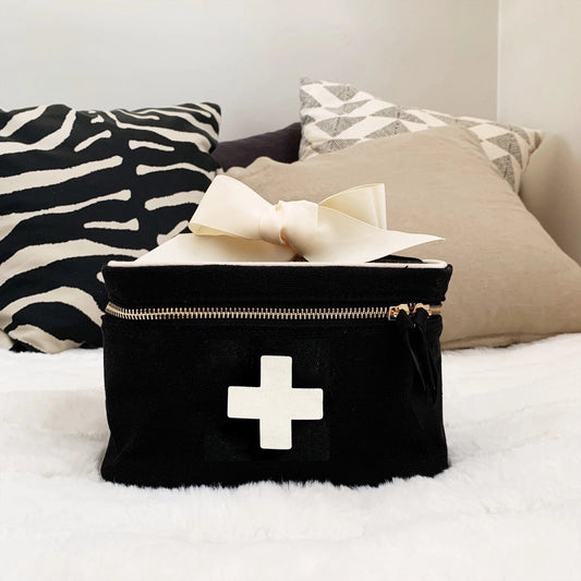 Meds and First Aid Storage Box – Black