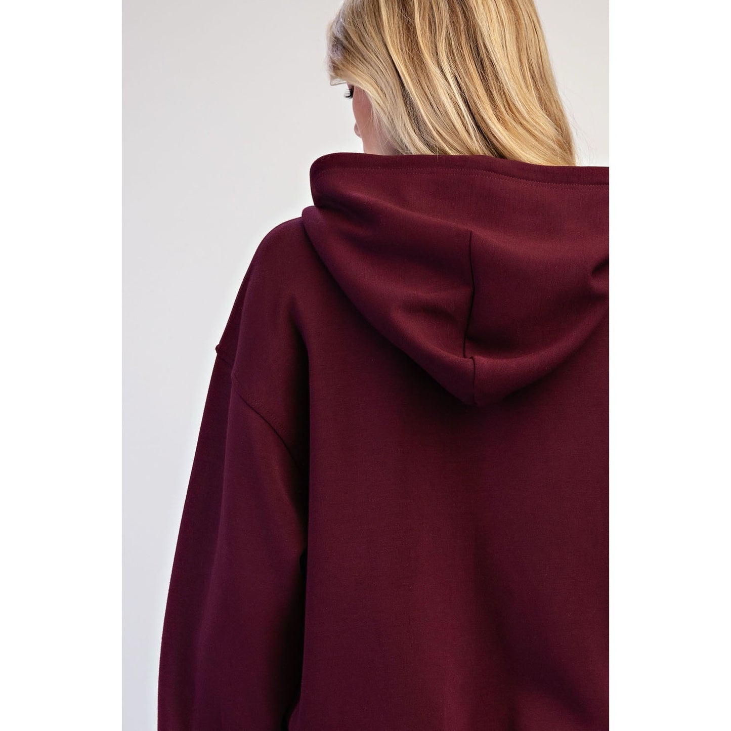 Modal Scuba Luxe Piping Hoodie
