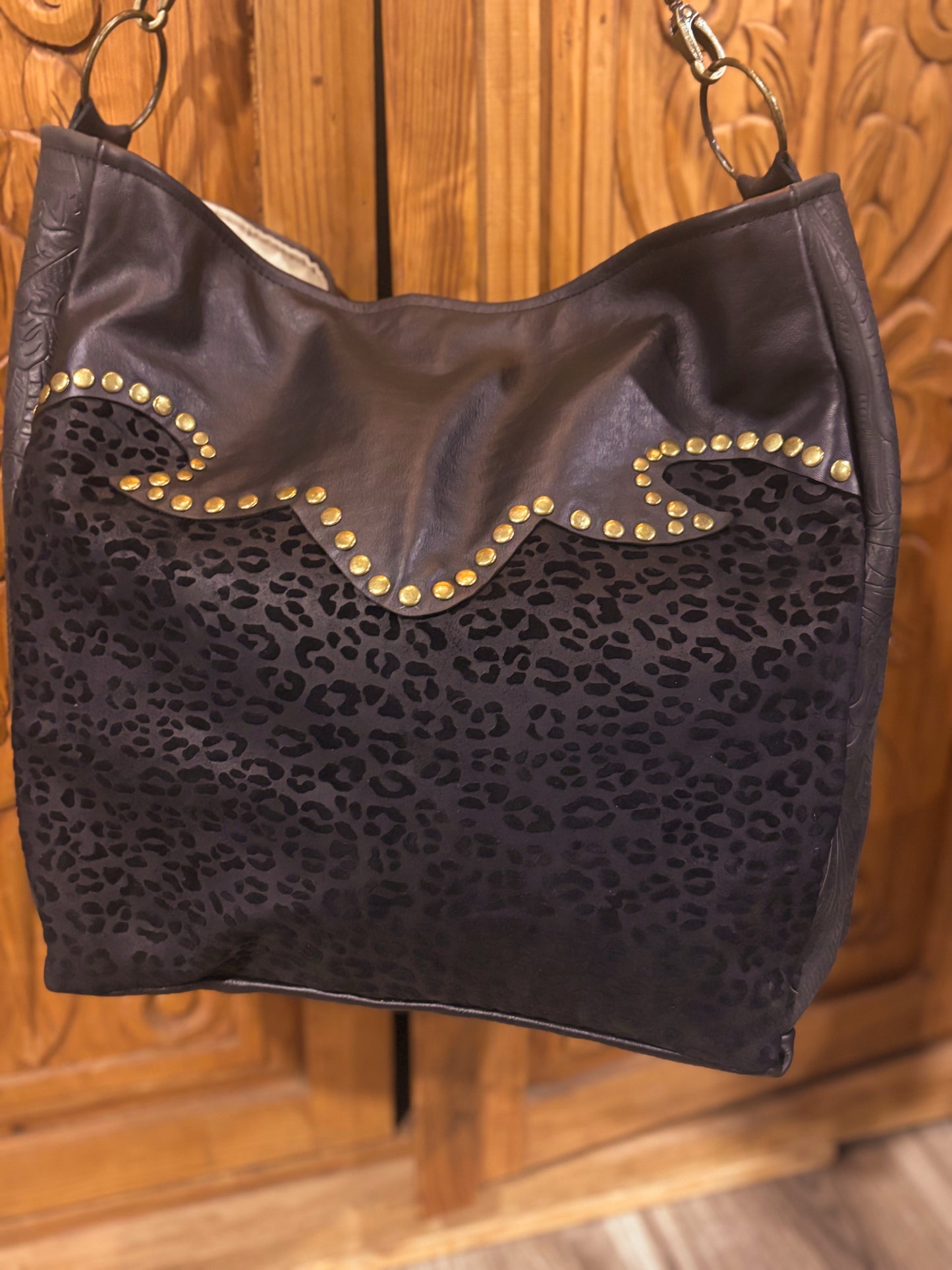 Keep it Gypsy Black Leopard Totes