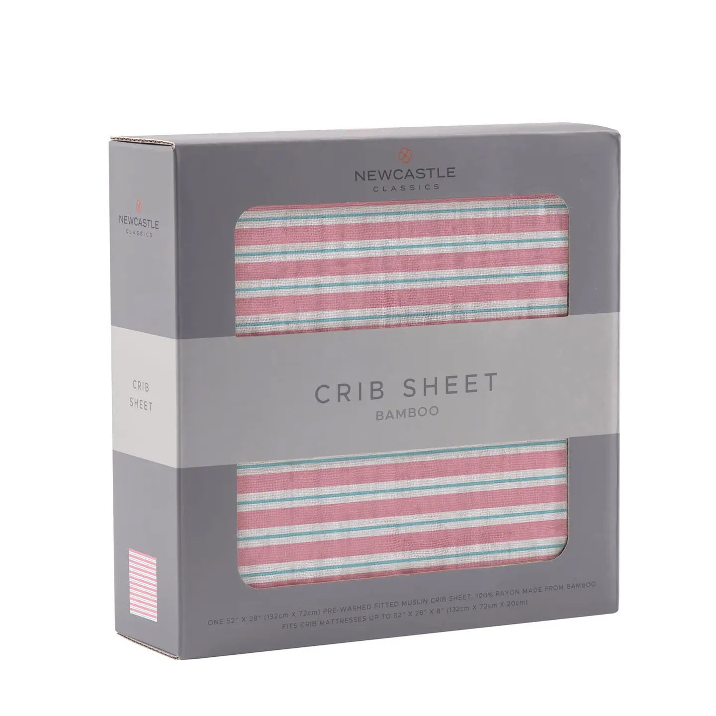 Candy Stripe Crib Sheet