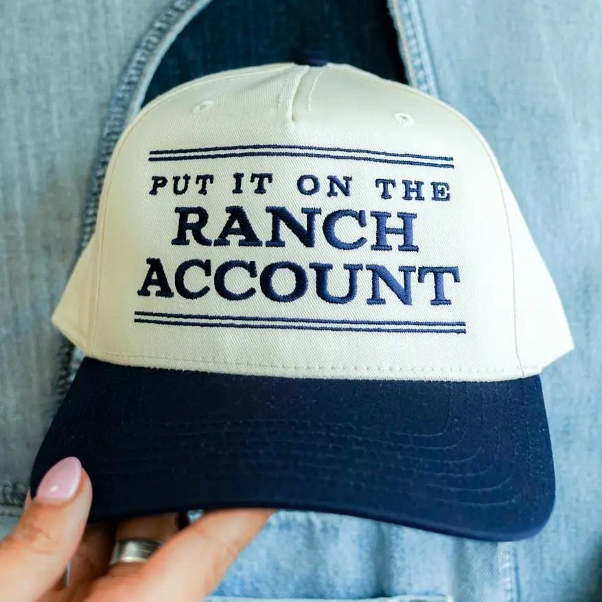 Put It On the Ranch Account Canvas Cap
