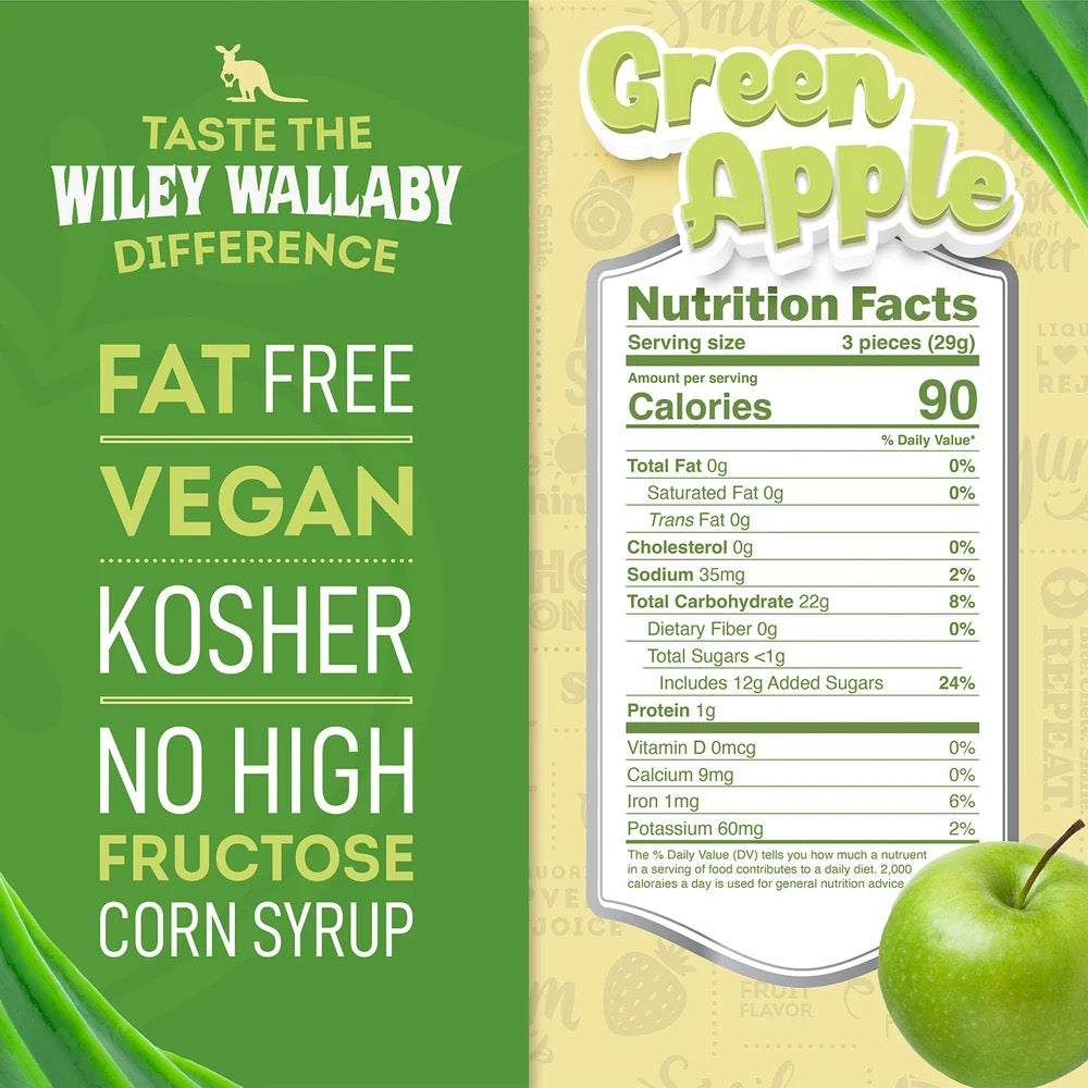 Wiley Wallaby Watermelon Licorice