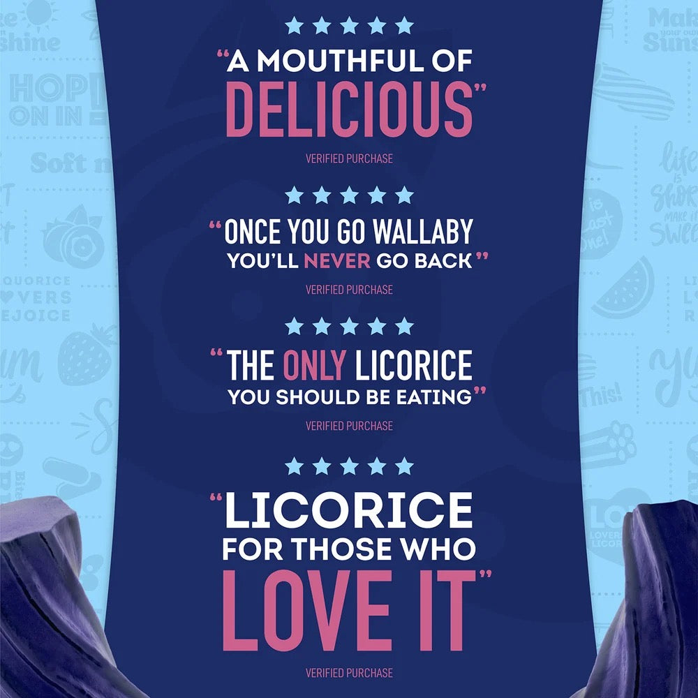 Wiley Wallaby Watermelon Licorice