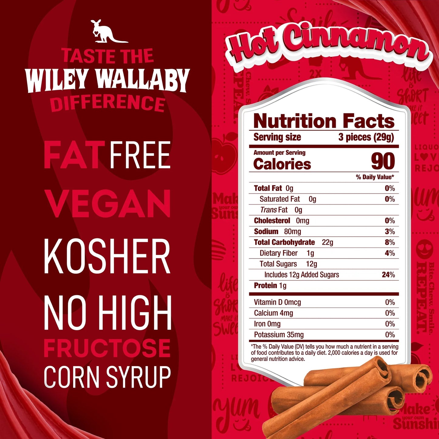 Wiley Wallaby Watermelon Licorice