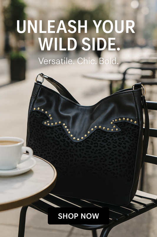 Keep it Gypsy Black Leopard Totes