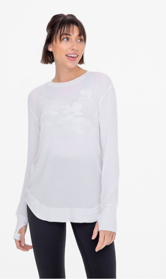 Soft top long sleeve