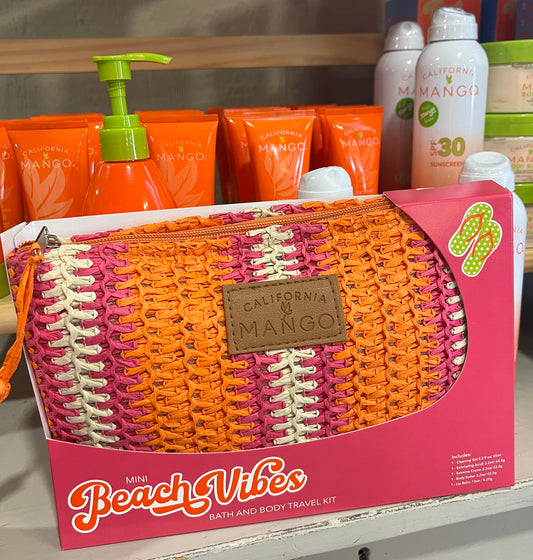 Mini beach vibes bath and body travel kit