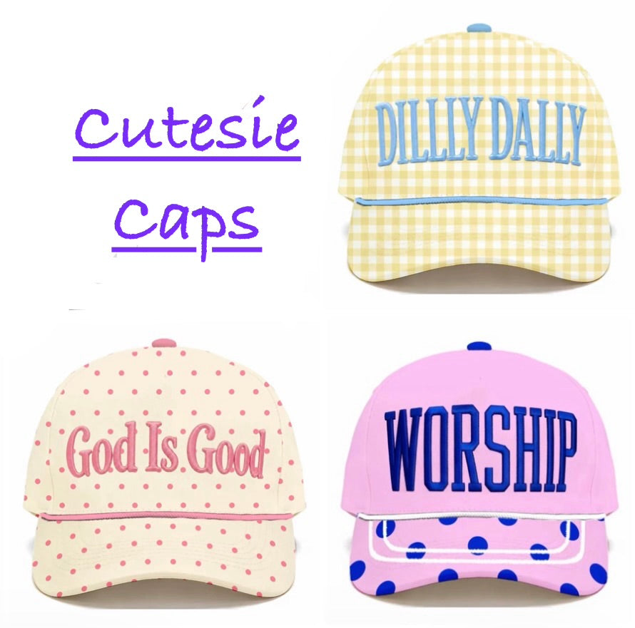 Embroidered Fancy Designed Caps
