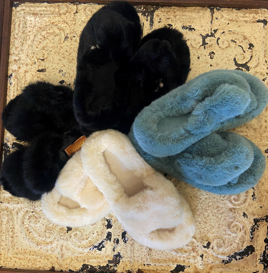 Rabbit Faux Fur Slippers