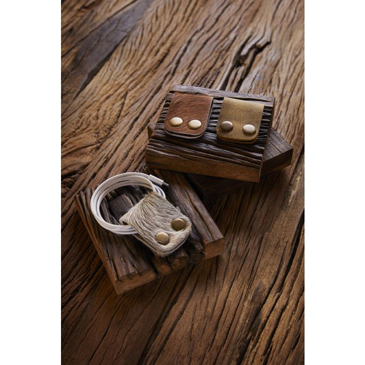 Cowhide Cable organizer Myra