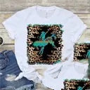 Leopard Aztec Bronc T-shirt