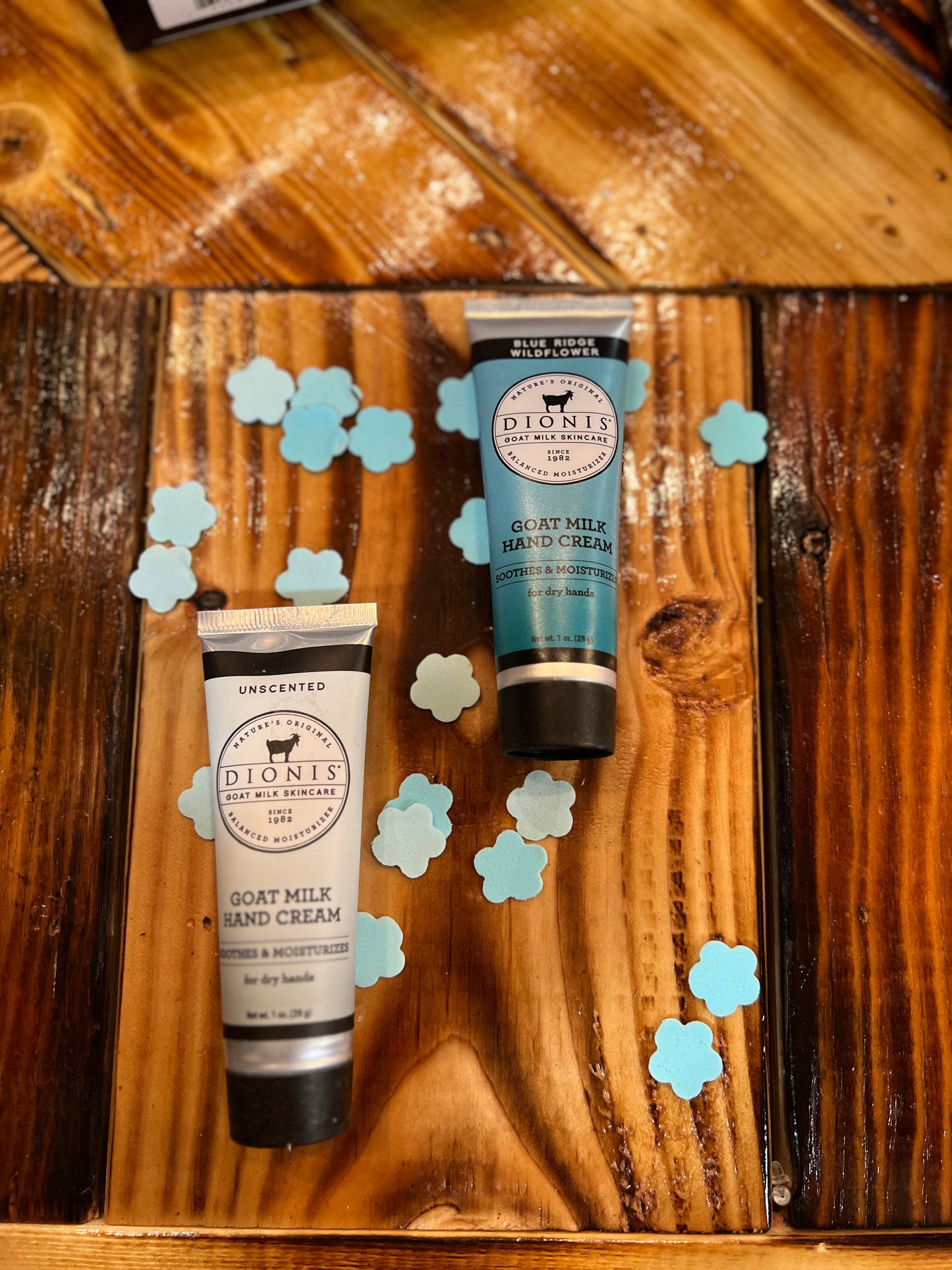 Dionis Unscented & wildflower mini hand cream