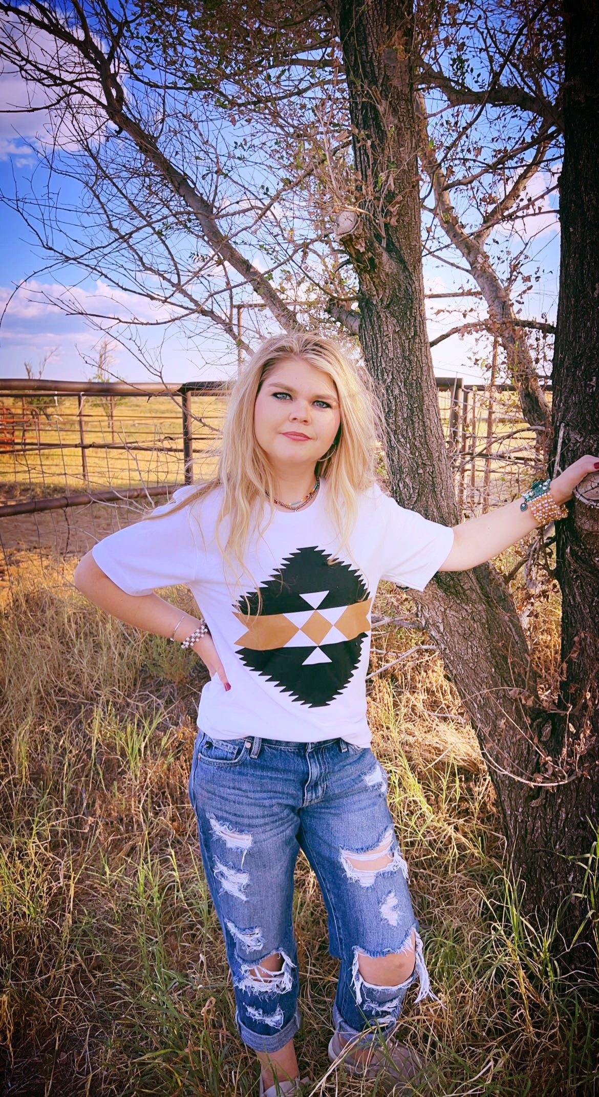 Navajo symbol graphic tee