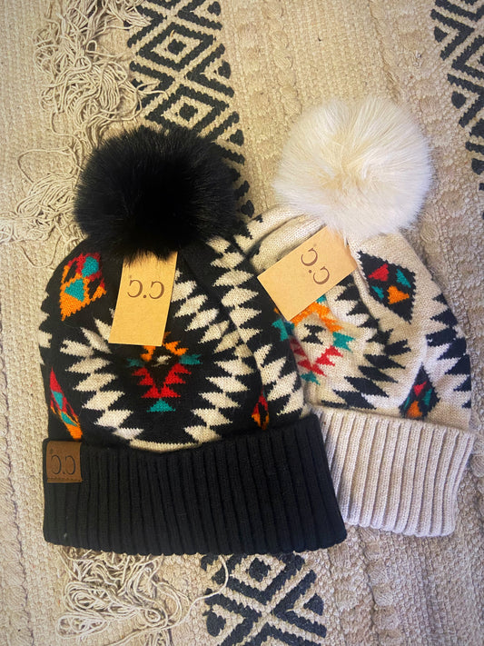 CC Aztec Beanies