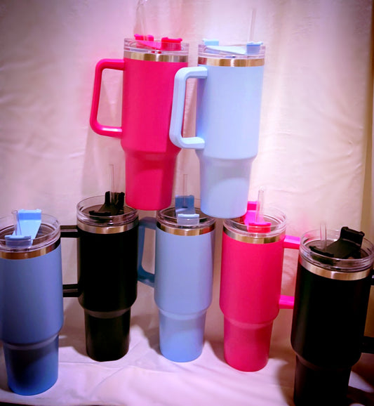 44oz Tumblers with Handles Multiple Colors
