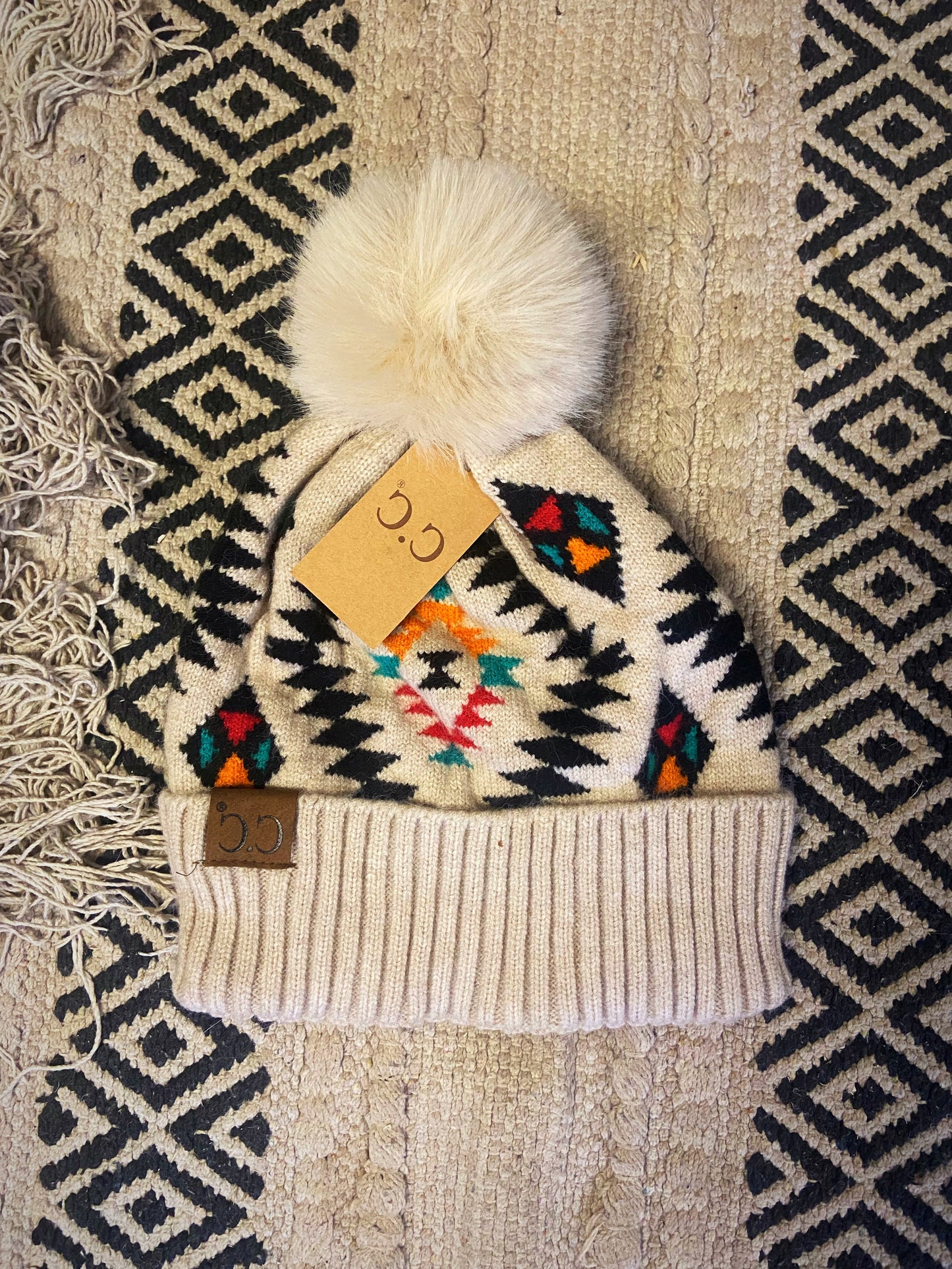 CC Aztec Beanies